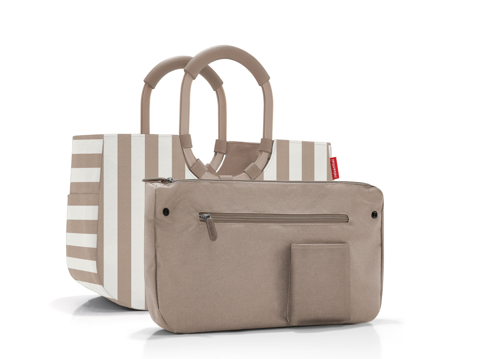 reisenthel loopshopper M summerstripes coffee Freisteller 3
