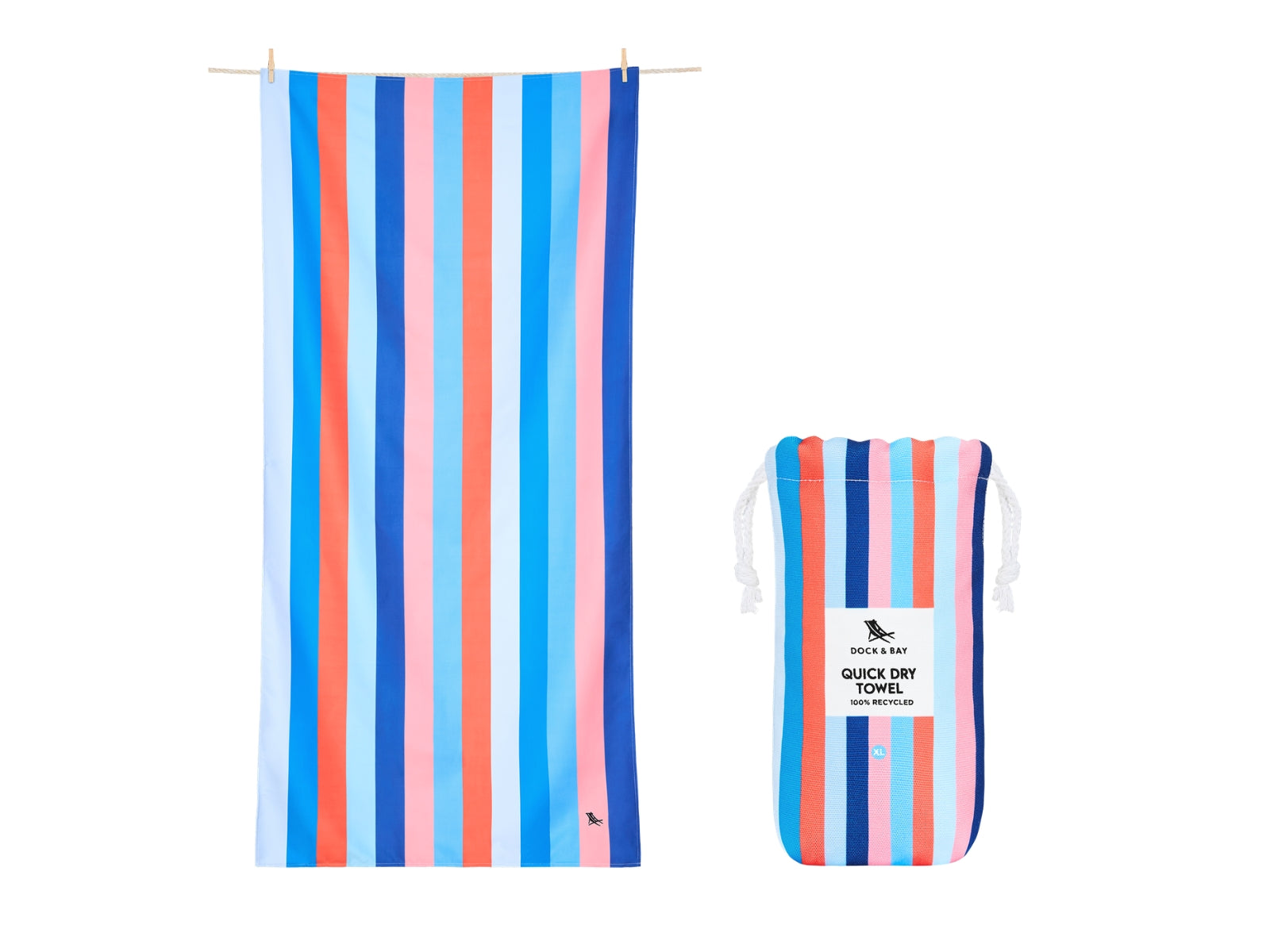 Dock & Bay Beach Towel XL Ocean Pavilion 200x90cm - Produktbild 1