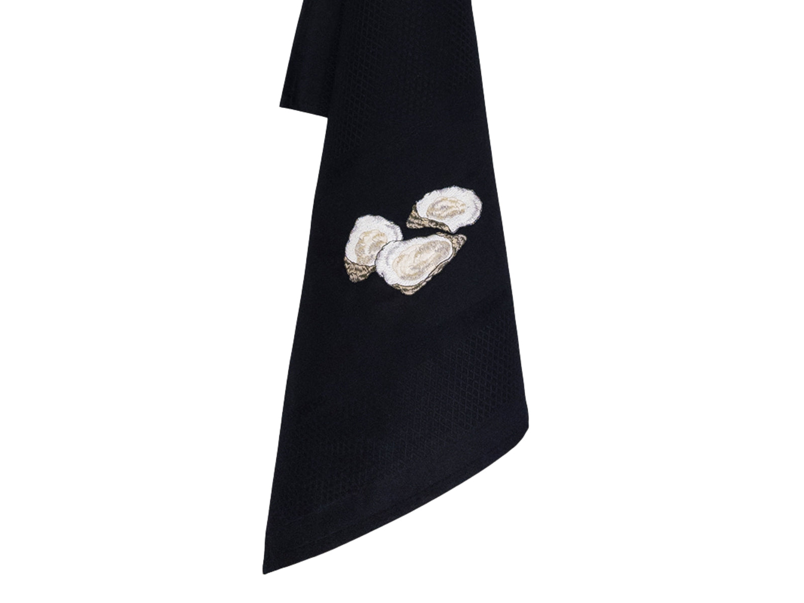 Vista Portuguese Geschirrtuch Oysters schwarz 50x70cm - Produktbild 2