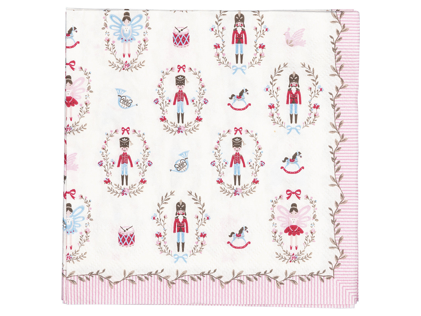 Greengate Cindarella Papierservietten white small 25x25cm 20pcs Freisteller 1