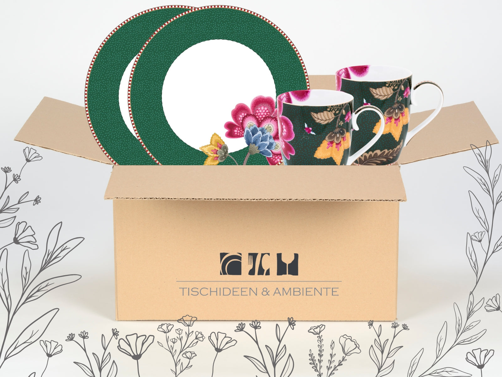 PIP STUDIO Fantasy Green Geschenkbox 4tlg - Produktbild 2