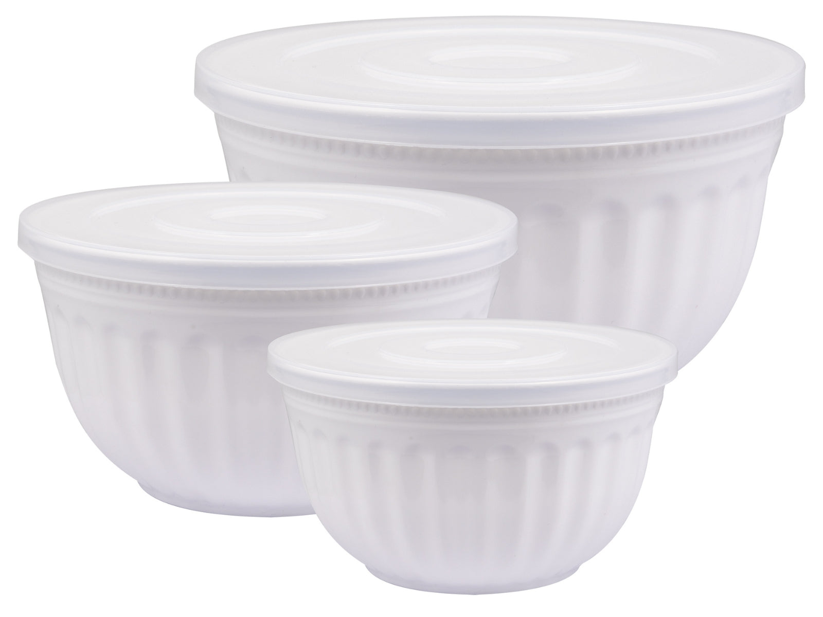 Greengate Alice Schüssel mit Deckel white Set3 - Produktbild 1