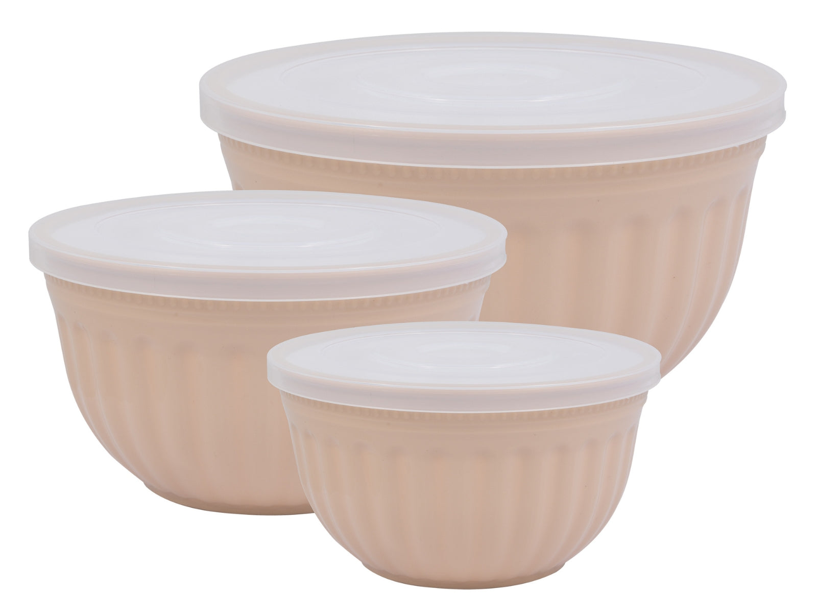 Greengate Alice Schüssel mit Deckel creamy fudge Set3