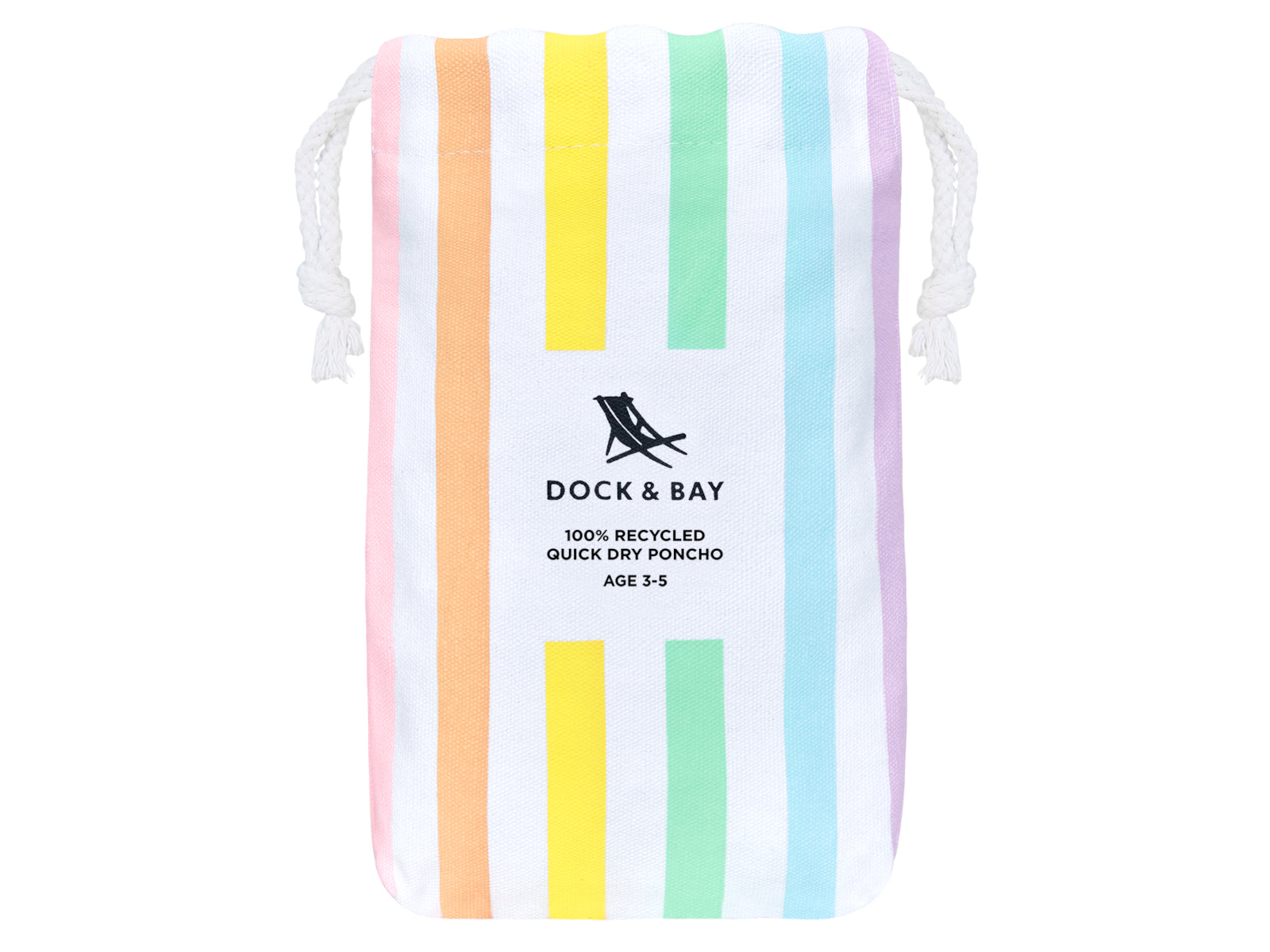 Dock & Bay Kinder-Badeponcho Unicorn Waves 66x49cm Freisteller 3