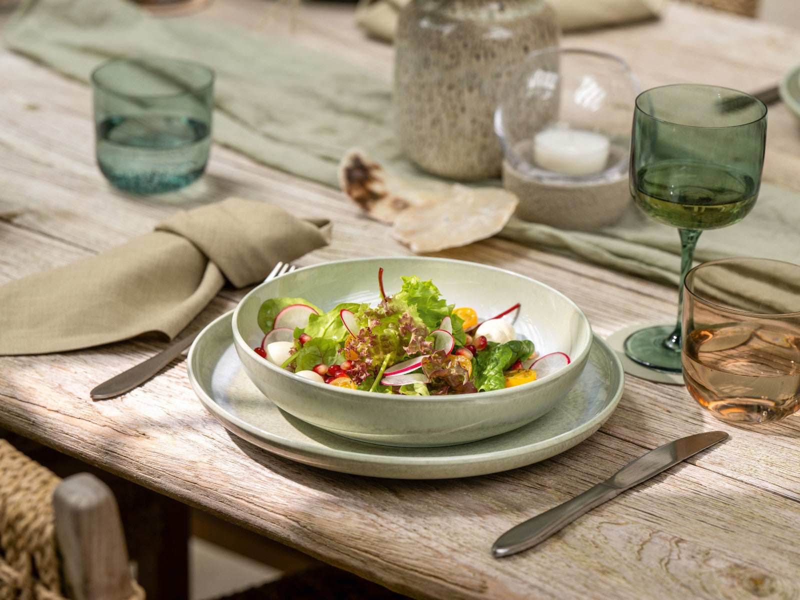 like Villeroy & Boch Perlemor Alga Pastaschale 22cm Lifestyle 1