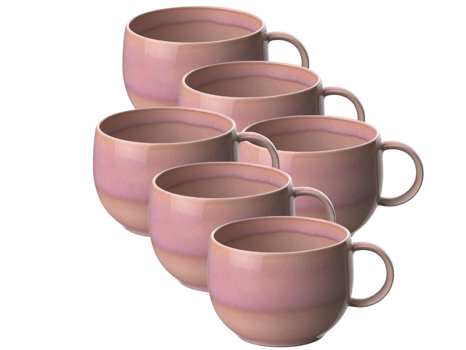 like Villeroy & Boch Perlemor Coral Kaffeetasse 0,19 l Set6 Freisteller 