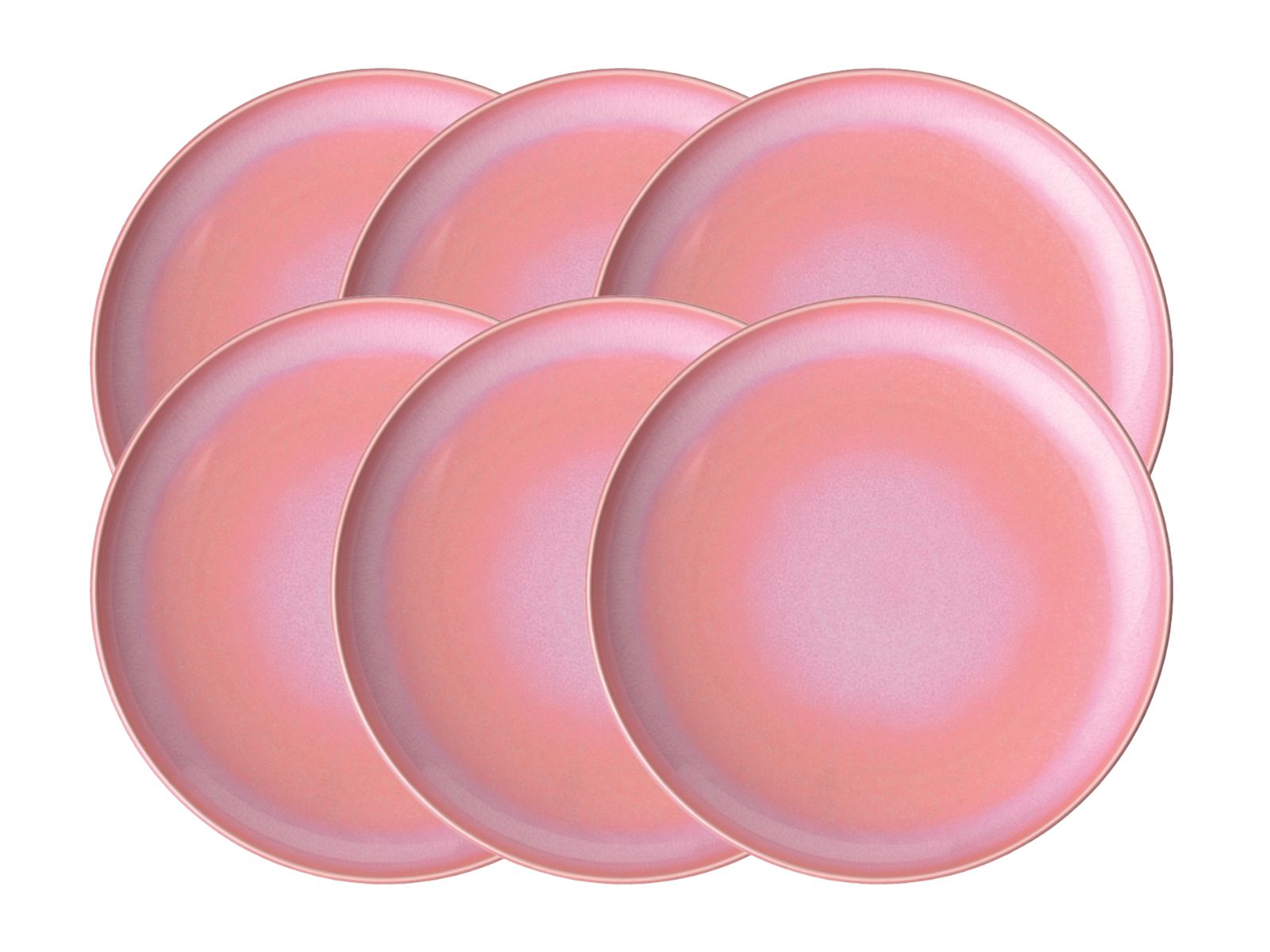 like Villeroy & Boch Perlemor Coral Frühstücksteller 24 cm Set6 Freisteller