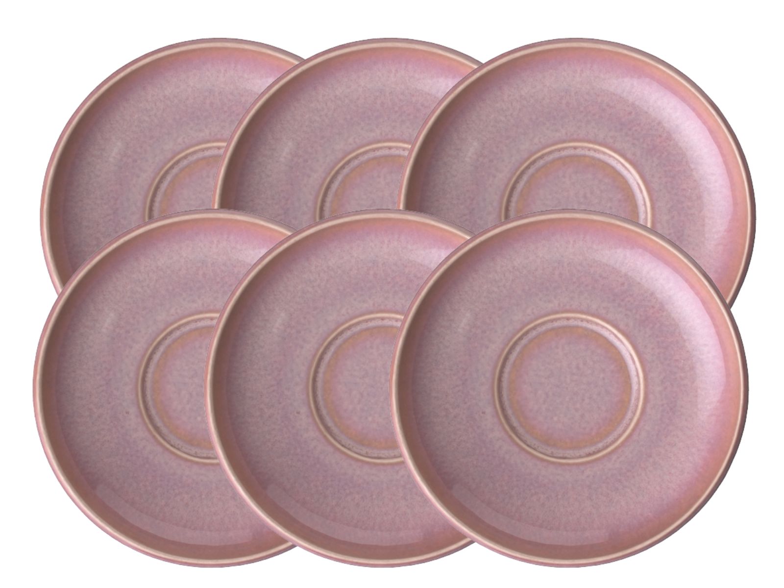 like. by Villeroy & Boch Perlemor Coral Kaffeeuntertasse 16 cm Set6