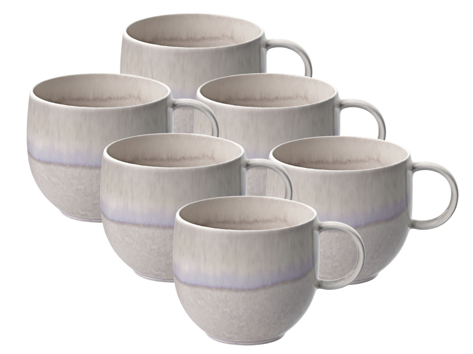 like Villeroy & Boch Perlemor Sand Becher mit Henkel 0,29 l Set6 Freisteller