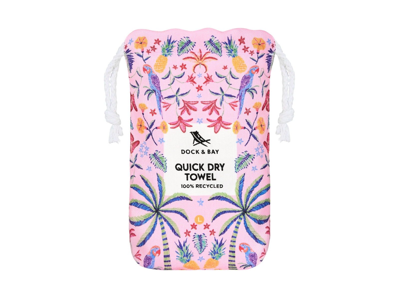 Dock & Bay Beach Towel L Pink Paradise 160x90cm - Produktbild 3