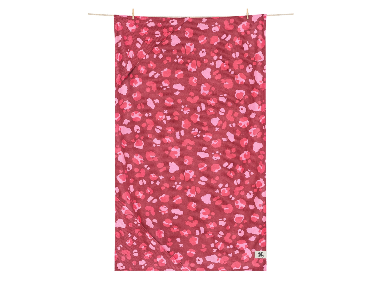 Dock & Bay Hundehandtuch M Pink Paws 90x50cm - Produktbild 1
