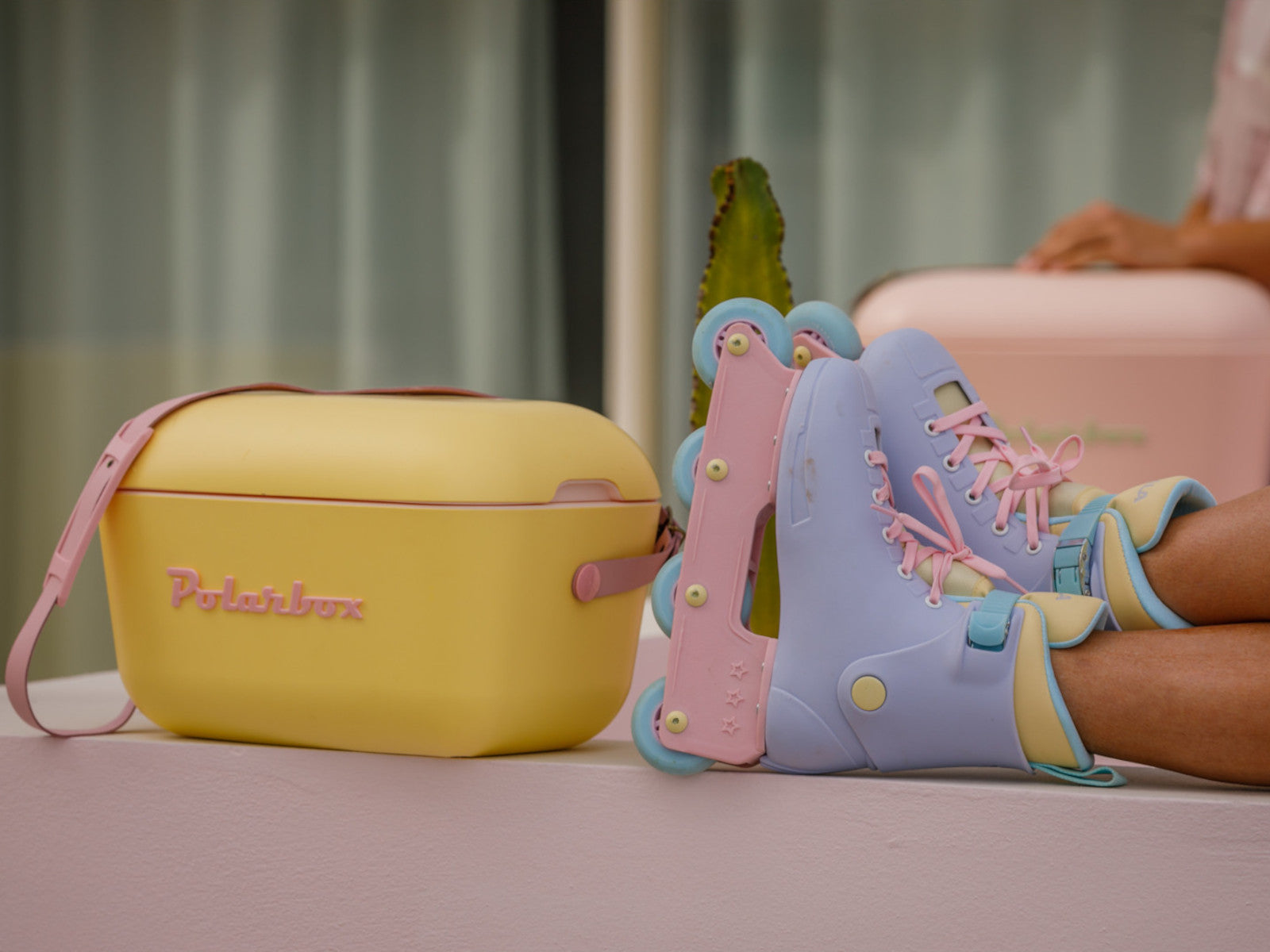 Polarbox Classic Amarillo - Verde Agua 12l Lifestyle3