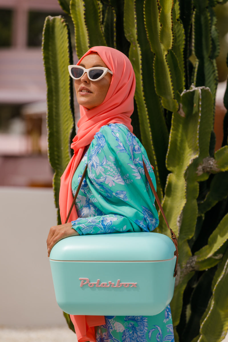 Polarbox Pop Verde Agua - Rosa Baby 12l Lifestyle 1