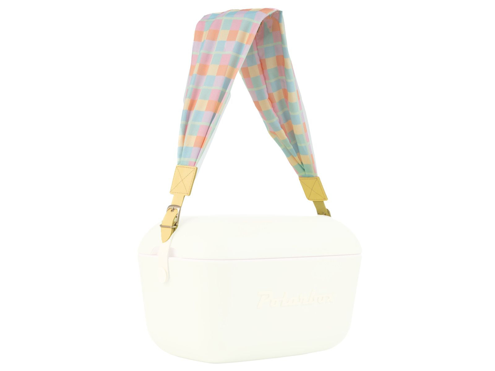 Polarbox straps vichy pop yellow gelb freisteller 1