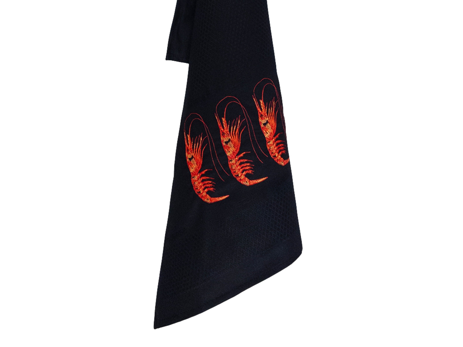 Vista Portuguese Geschirrtuch Prawns schwarz 50x70cm - Produktbild 2