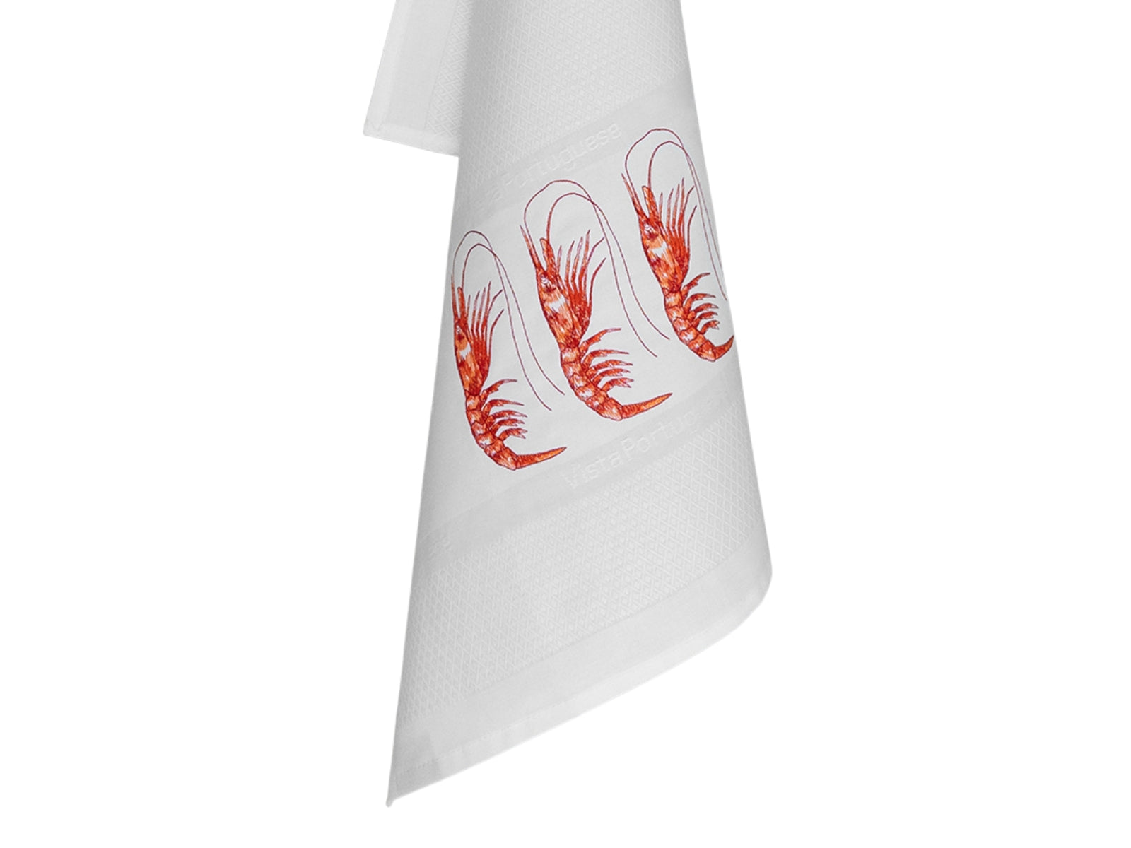 Vista Portuguese Geschirrtuch Prawns weiß 50x70cm - Produktbild 2