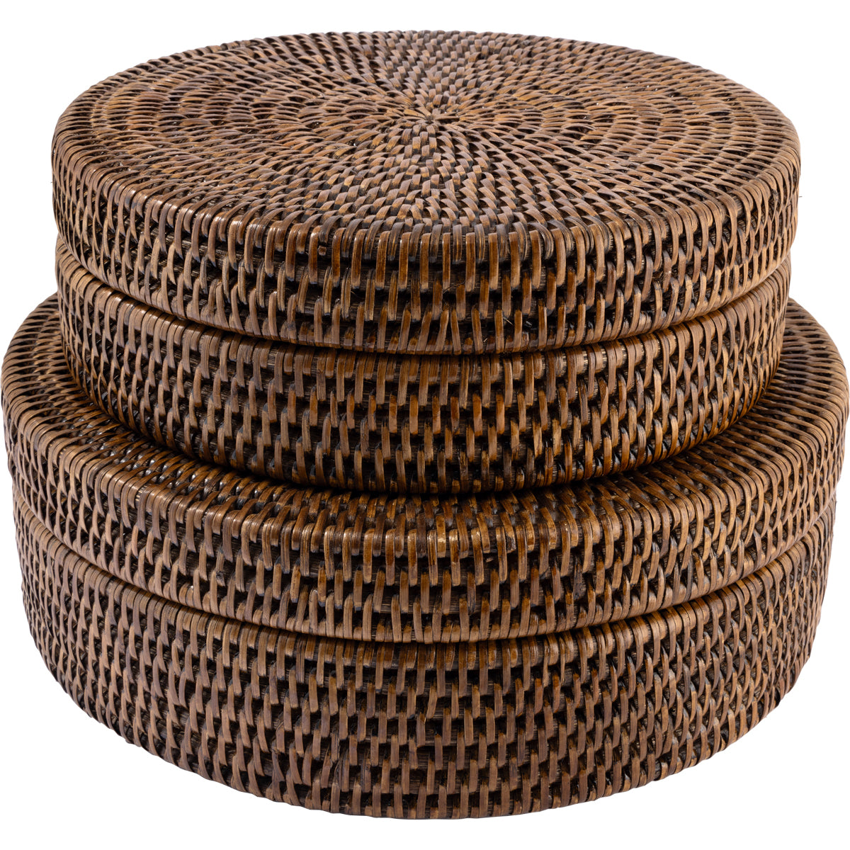 Greengate Box rund brown Set2