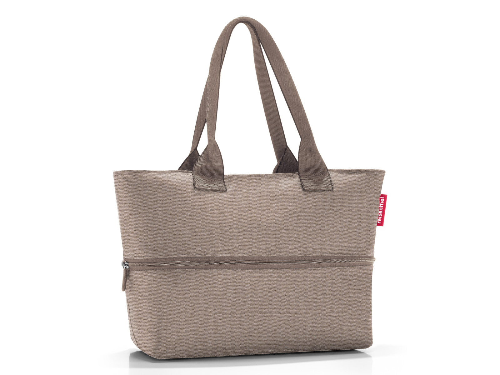 reisenthel shopper e1 herringbone mokka Freisteller 1