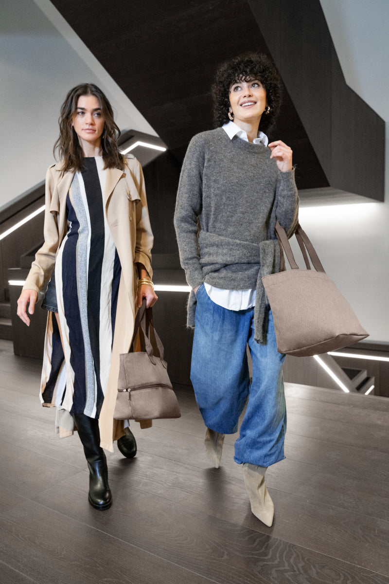 reisenthel shopper e1 herringbone mokka Lifestyle 4