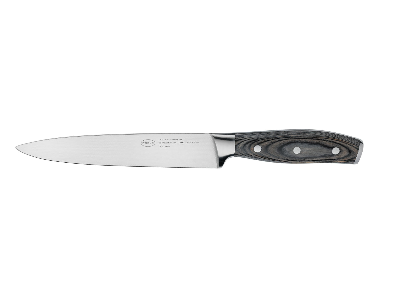 Rösle WOLFGREY Fleischmesser 18cm Freisteller 1