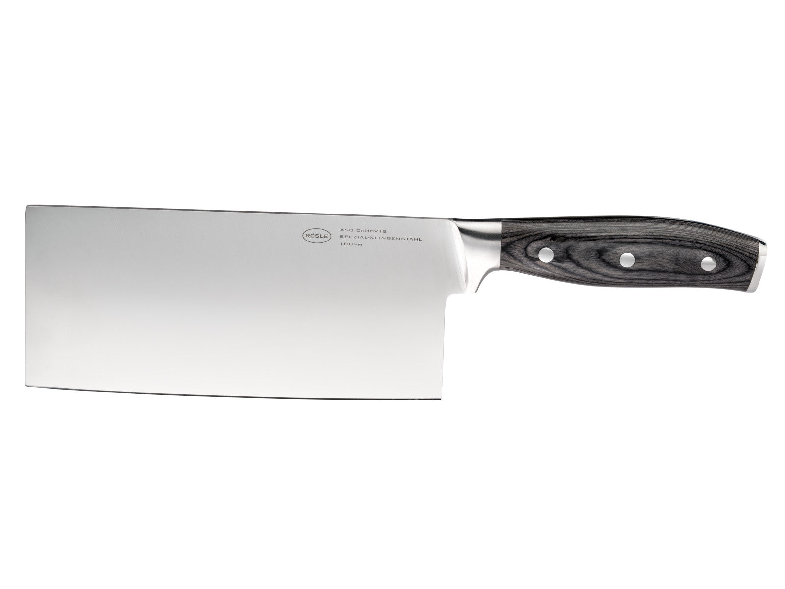 Rösle WOLFGREY Chinesisches Kochmesser 18cm Freisteller 1
