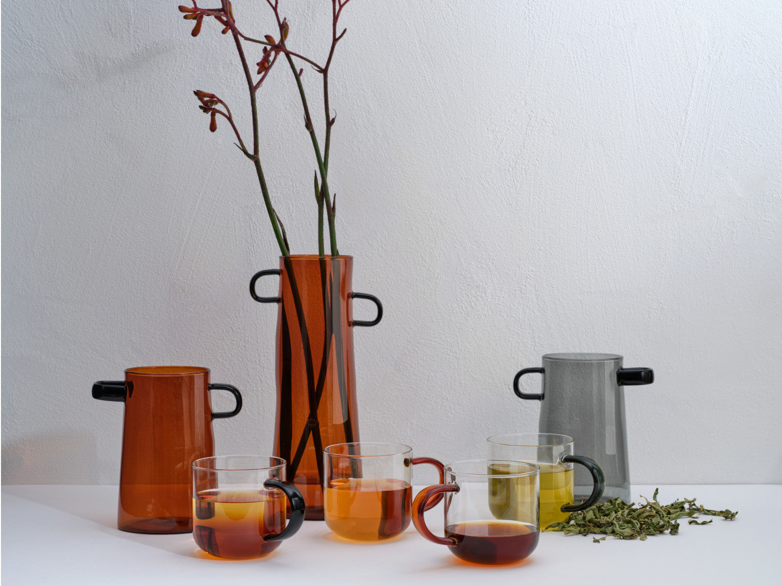 ASA Selection  Rayu Vase brown 10cm Lifestyle1