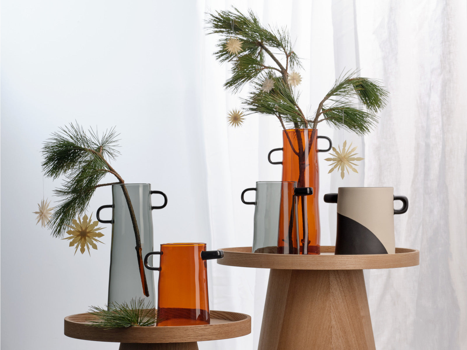 ASA Selection  Rayu Vase brown 10cm Lifestyle2