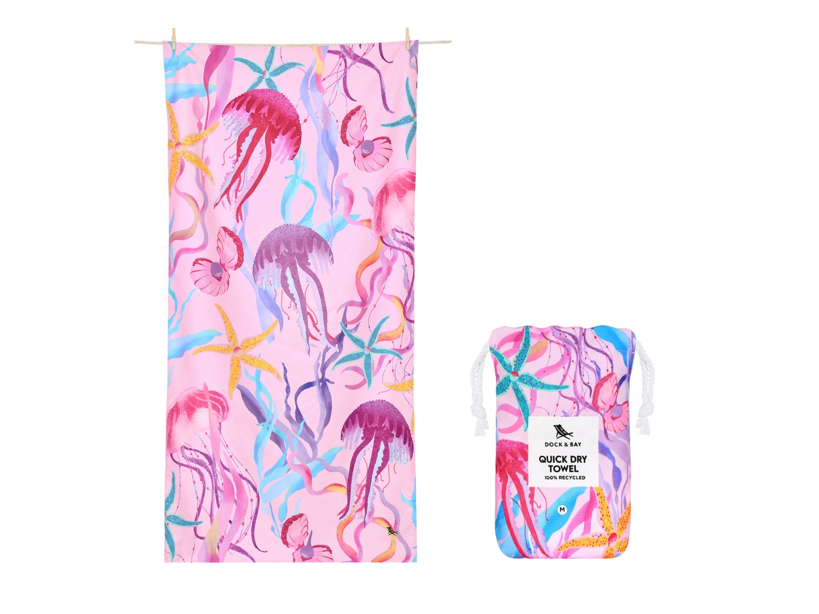 Dock & Bay Kids Beach Towel M Ready for this Jelly 130x70cm - Produktbild 1