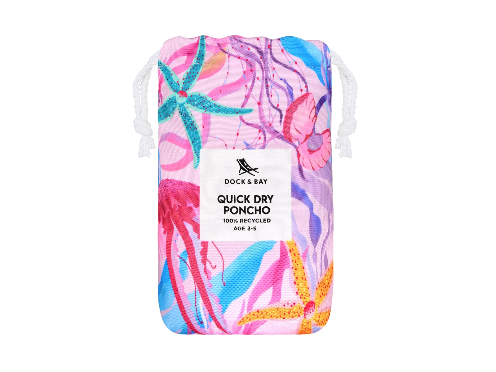 Dock & Bay Kinder-Badeponcho S Ready for this Jelly 66x49cm - Produktbild 2