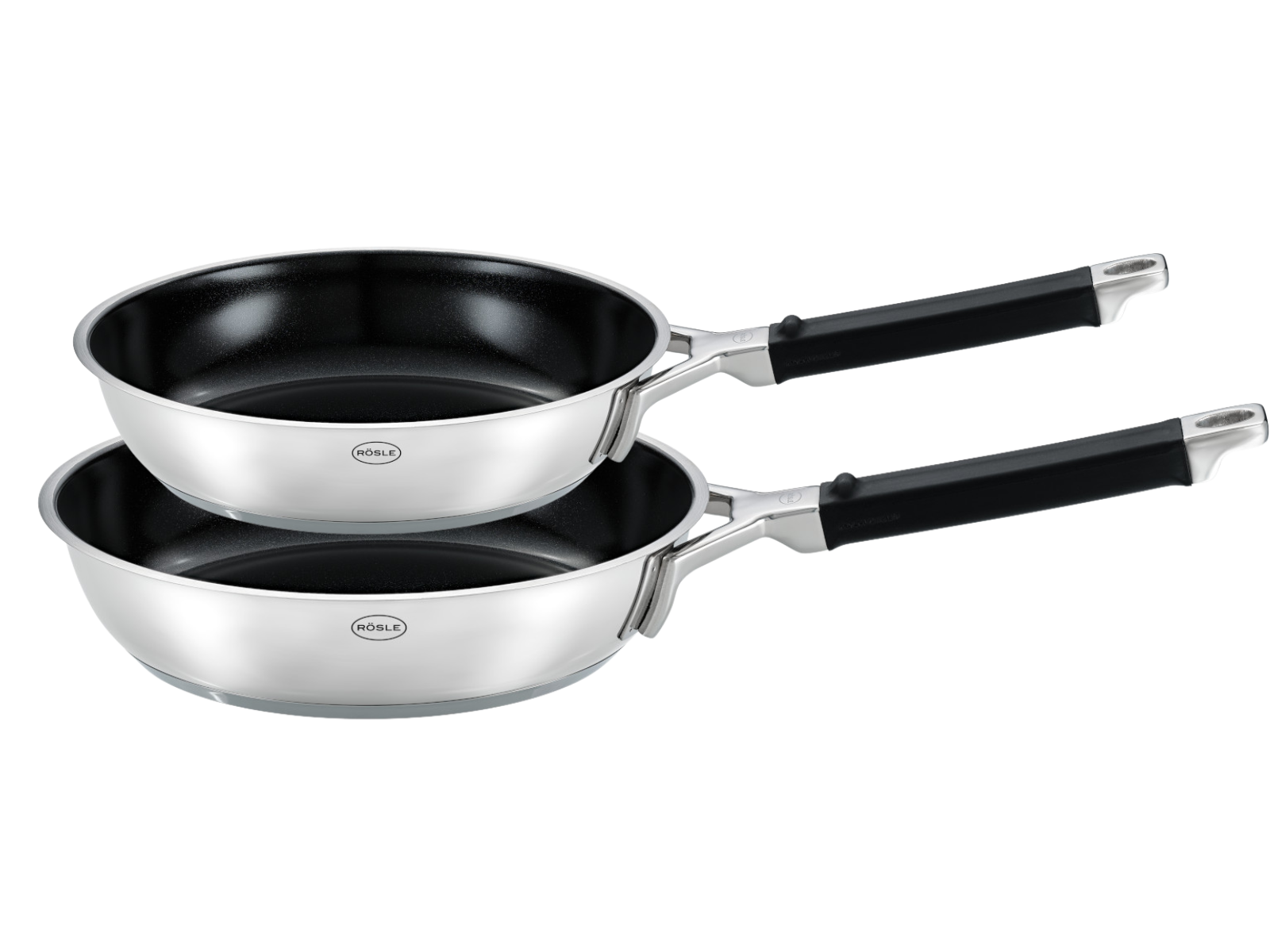 Rösle Silence® Pro Bratpfannen-Set Keramik ProCeraPlus 2tlg. 24, 28 cm Freisteller