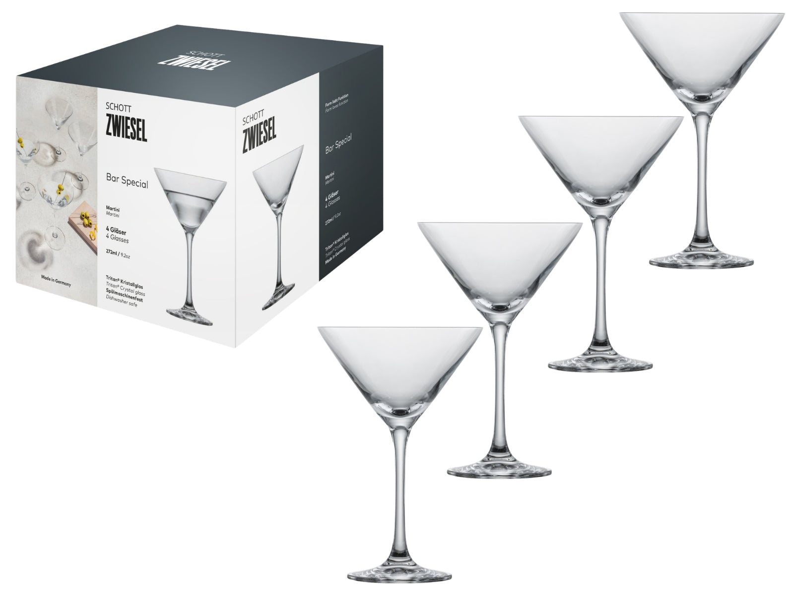 SCHOTT ZWIESEL Bar Special Martiniglas Set 4tlg - Produktbild 1