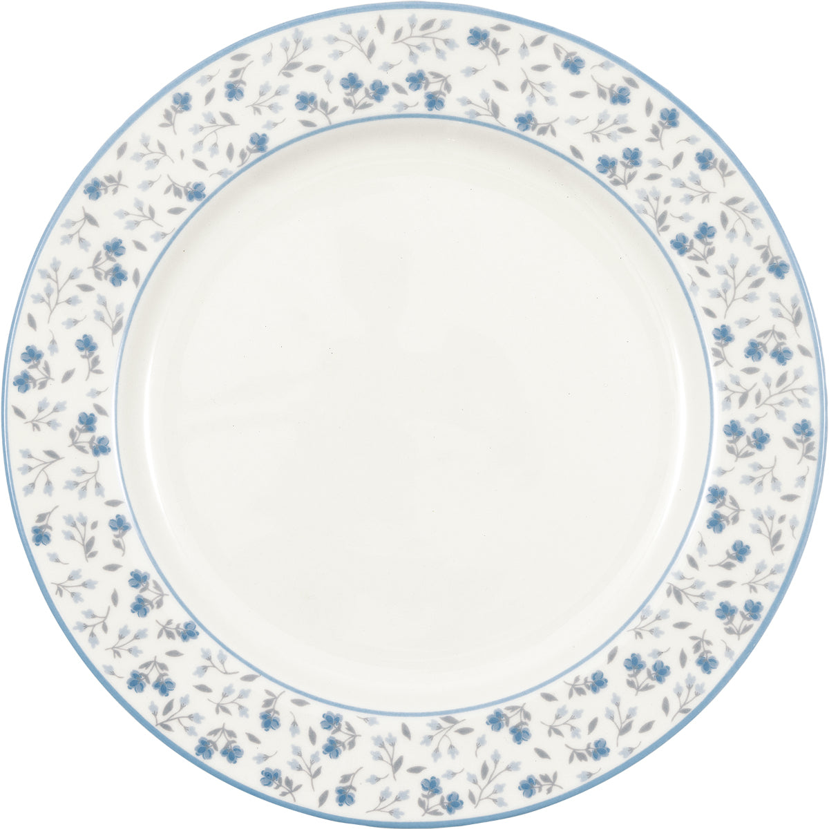 Greengate Florali Speiseteller white 25,6 cm