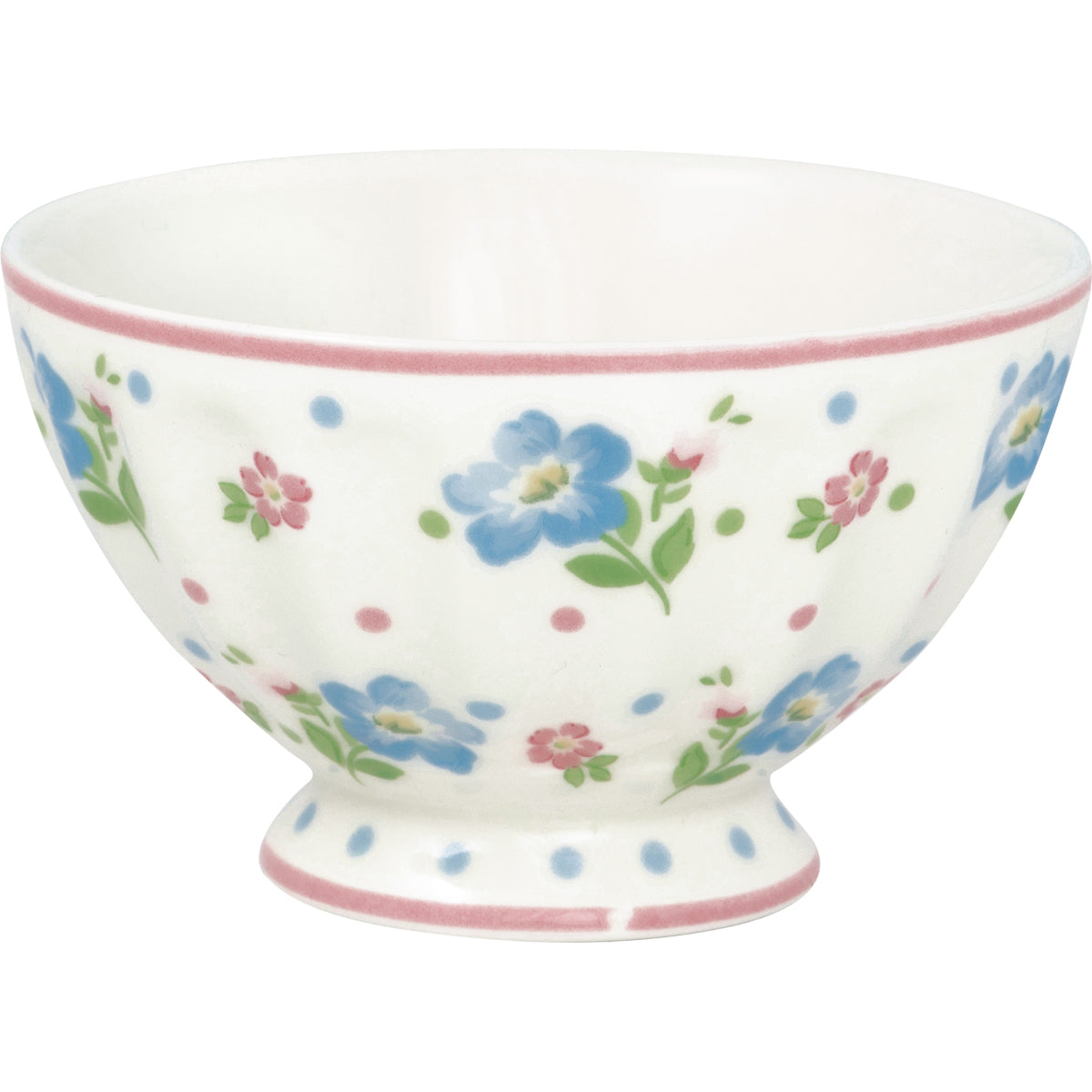 Greengate Rosalia French Bowl medium white 10cm