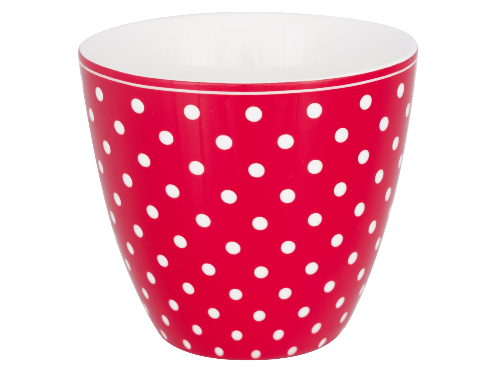 Greengate Dotty Latte Cup red 0,35l Freisteller 1