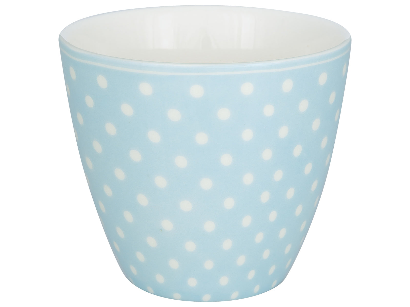 Greengate Dotty Latte Cup pale blue 0,35l Freisteller 1