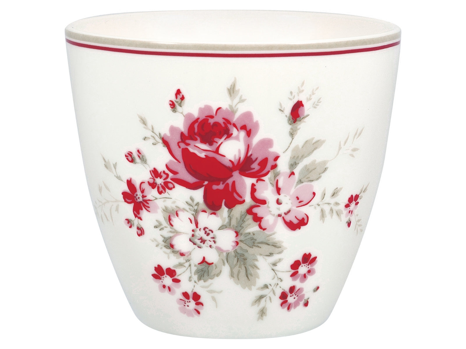 Greengate Marie Latte Cup red 0,35l - Produktbild 1