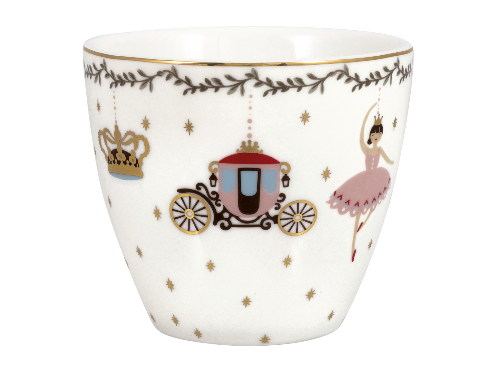 Greengate Royal Christmas Latte Cup weiß 0,35l - Produktbild 6