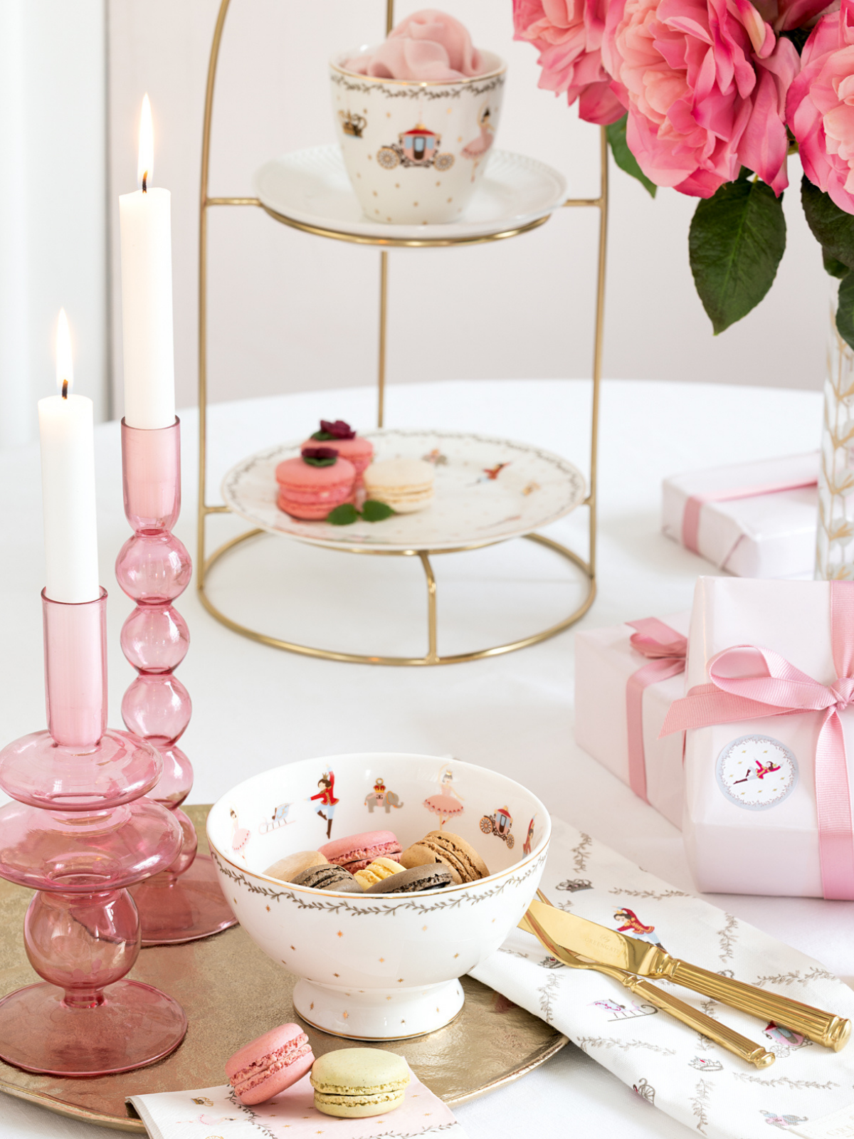Greengate Royal Christmas Frühstücksteller weiß 20,5cm - Produktbild 3