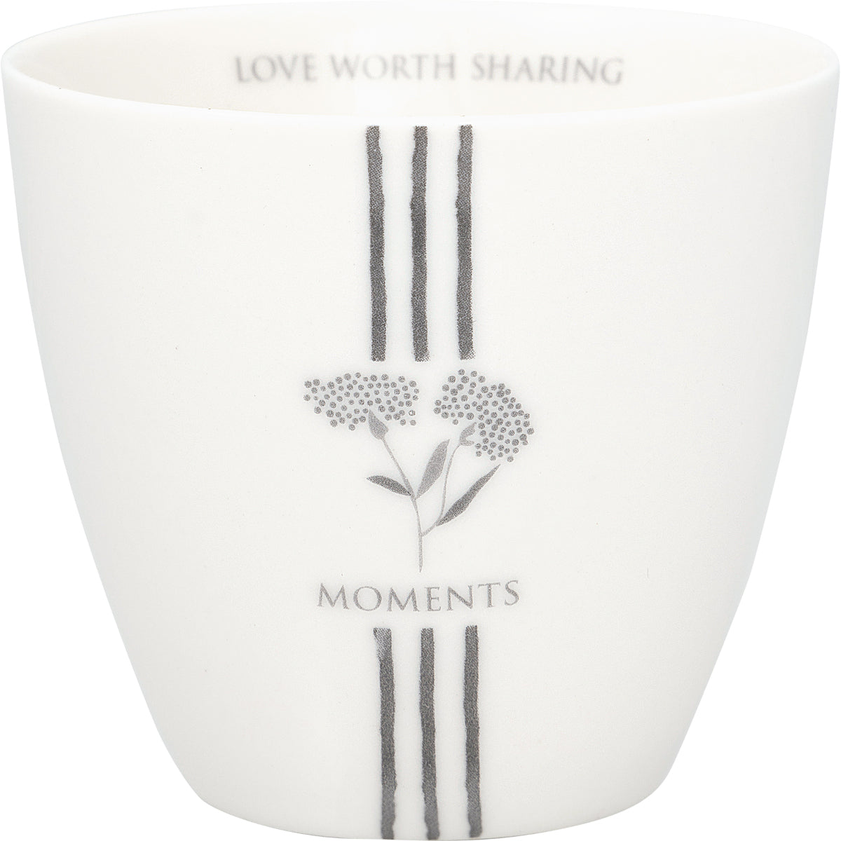 Greengate Sabine Latte cup white 0,35l