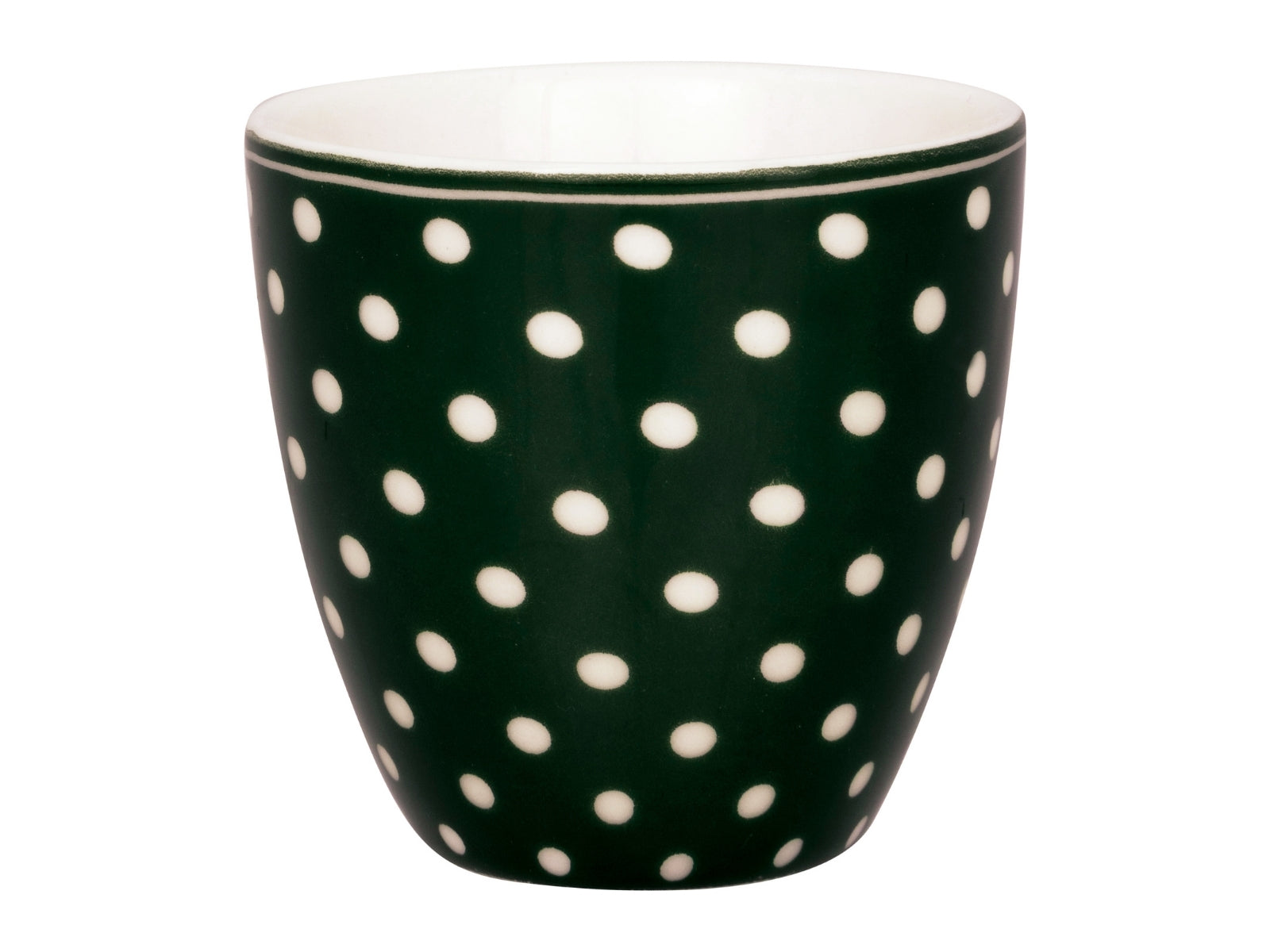 Greengate Dotty Mini Latte Cup dark green 0,13l - Produktbild 1