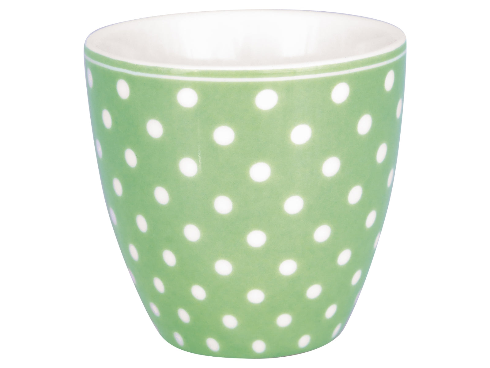 Greengate Dotty Mini Latte Cup pale green 0,13l Freisteller 1