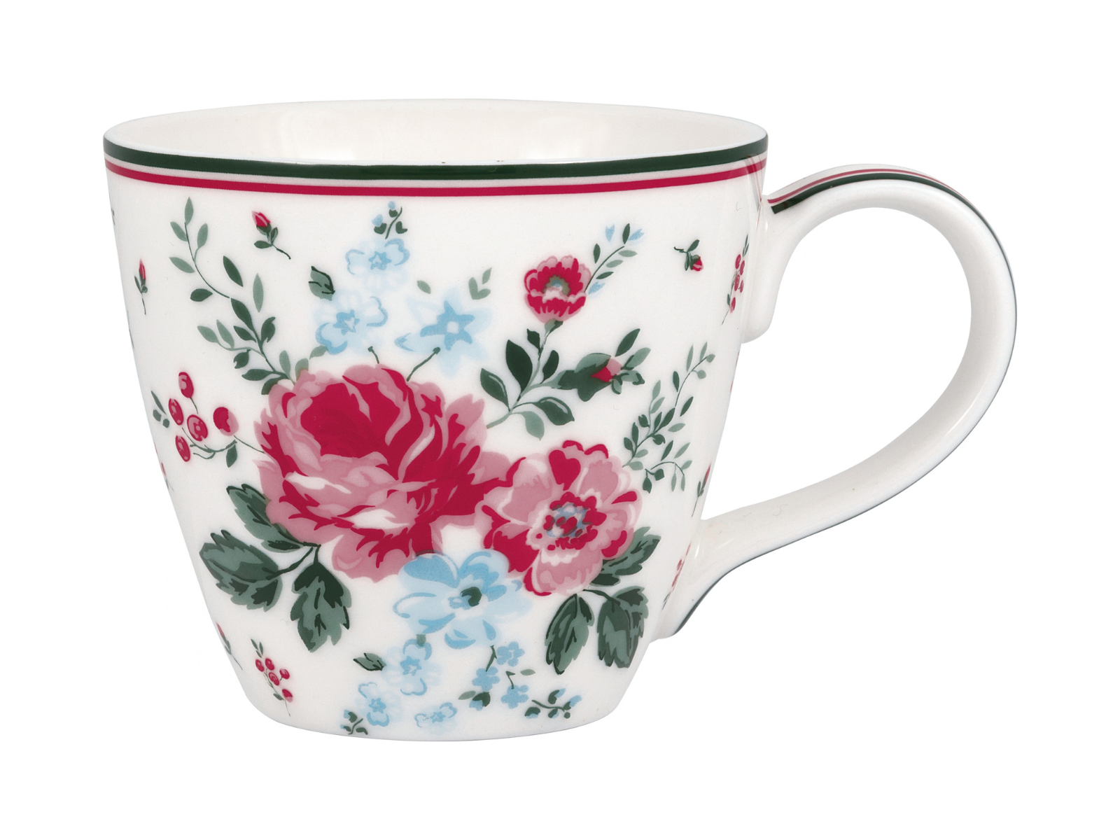 Greengate Erica Becher mit Henkel weiß 0,35l - Produktbild 1