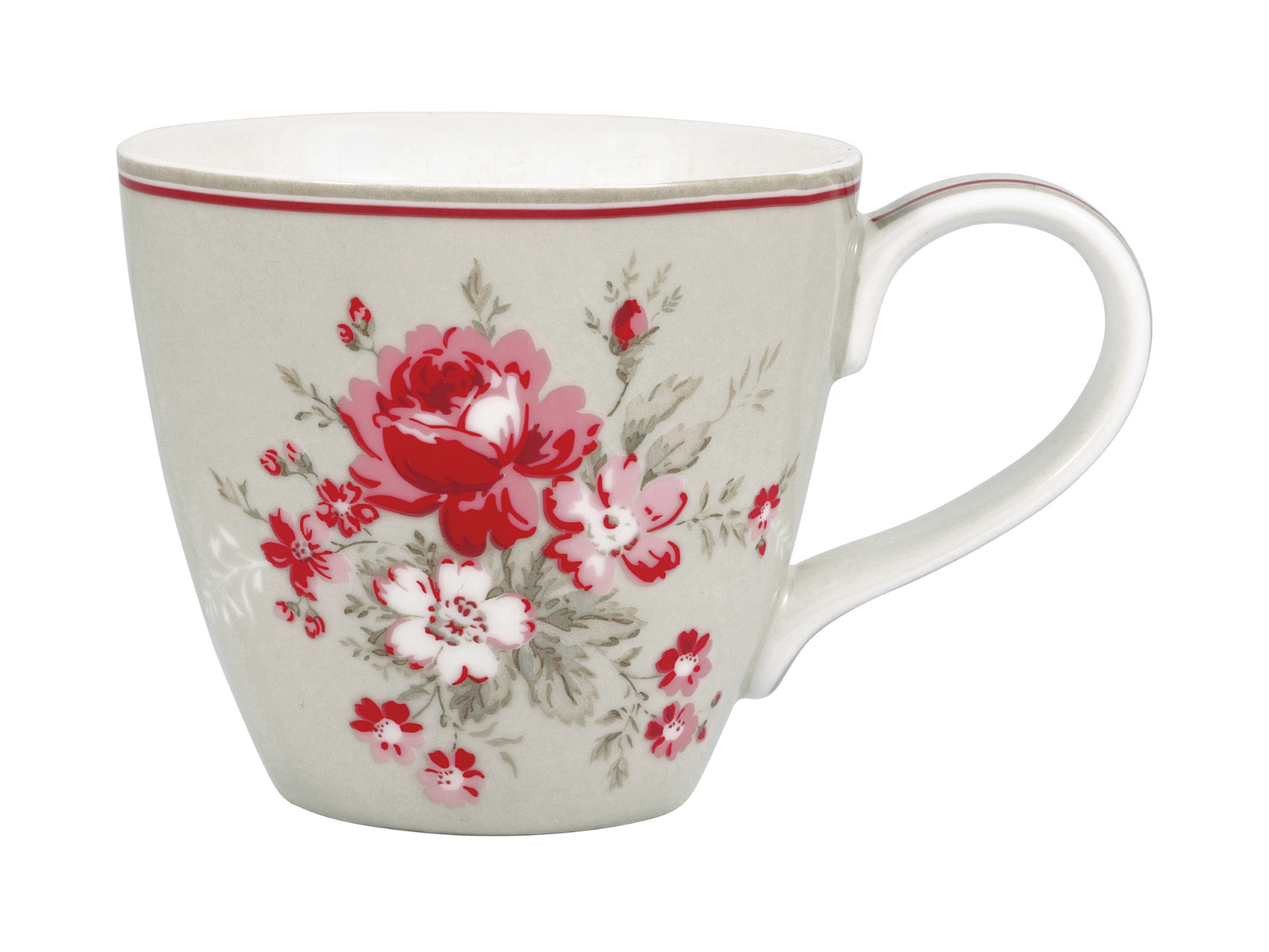 Greengate Marie Becher mit Henkel beige 0,35l - Produktbild 1