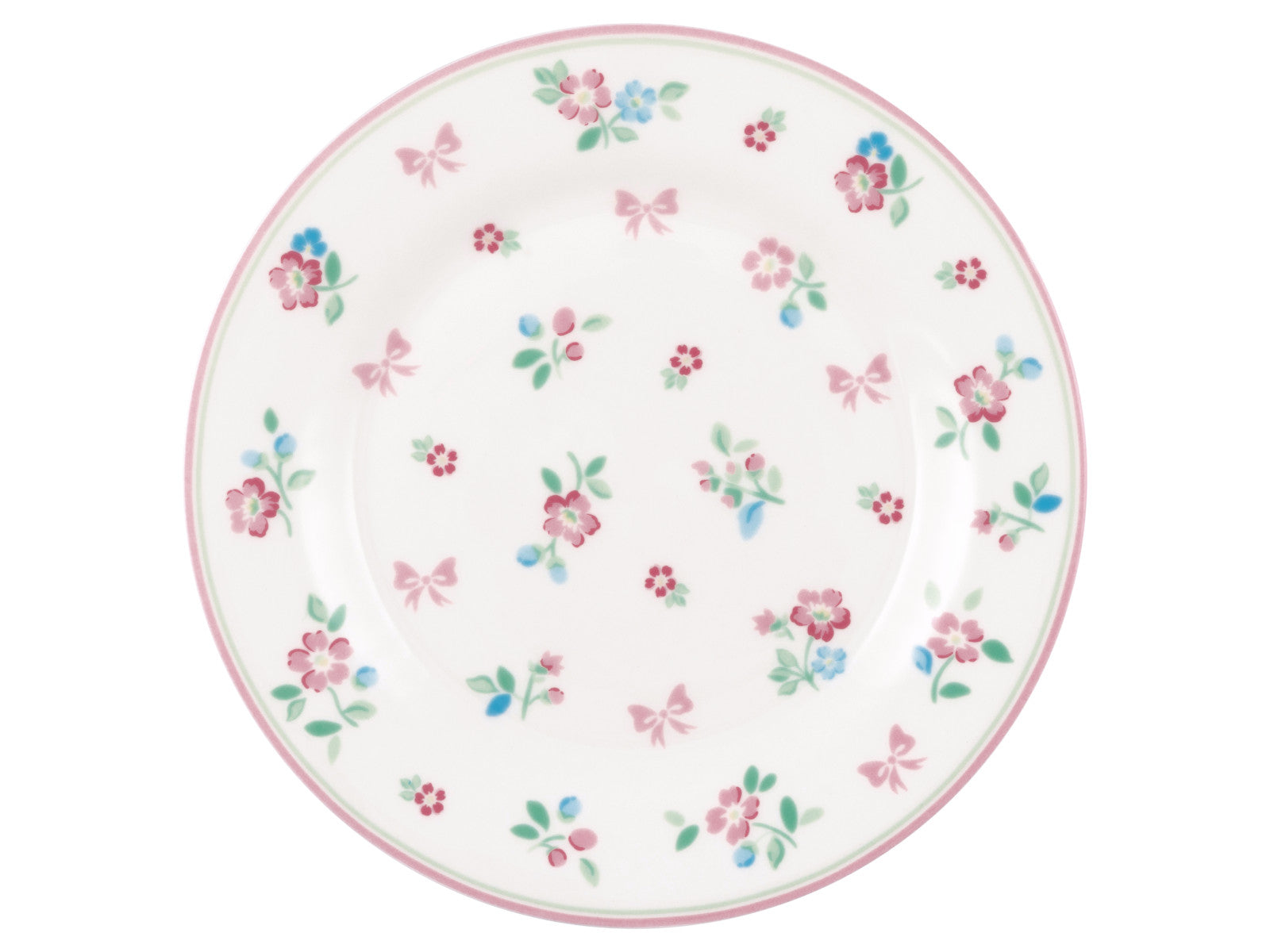 Greengate Athea Frühstücksteller white 20cm Freisteller 1