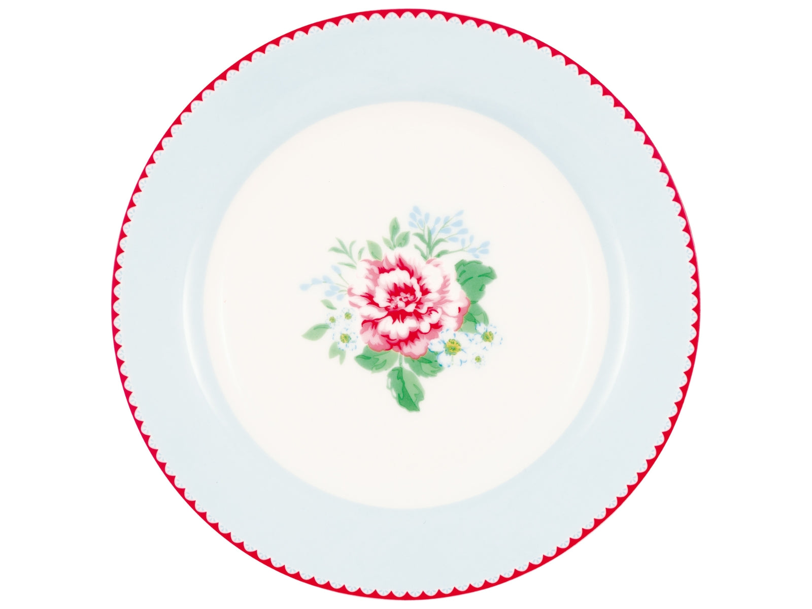 Greengate Alivia Frühstücksteller pale blue 20,2cm Freisteller 1