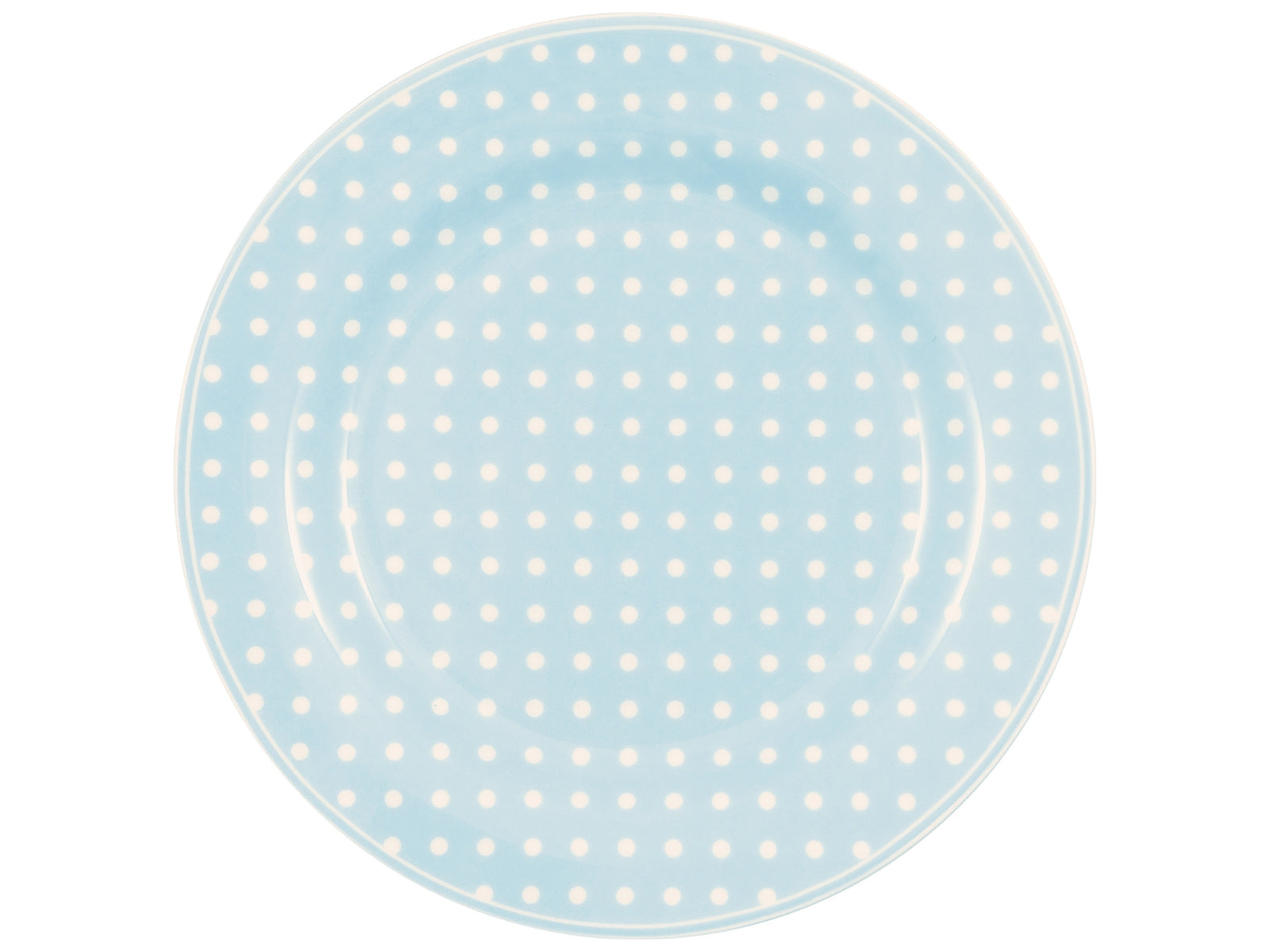 Greengate Dotty Frühstücksteller pale blue 20,2cm Freisteller 1