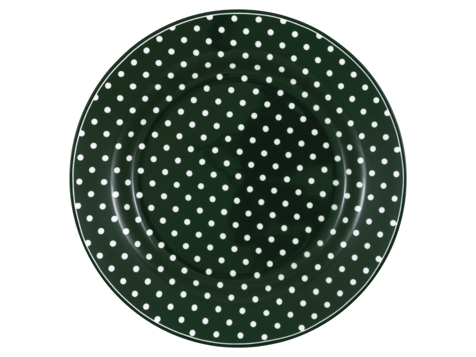 Greengate Dotty Frühstücksteller dark green 20,2cm - Produktbild 1