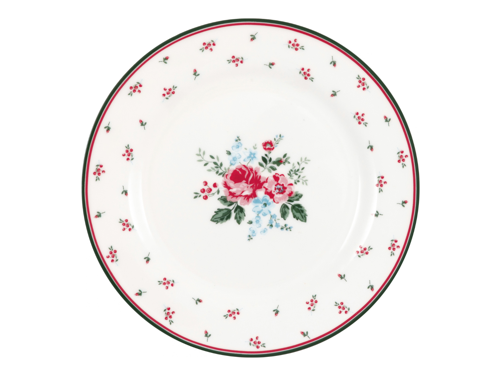 Greengate Erica Frühstücksteller weiß 20,2cm - Produktbild 1