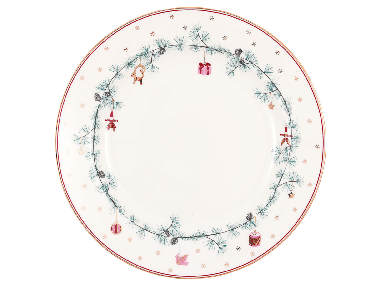 Greengate Juana Frühstücksteller white 20,5cm Freisteller 1