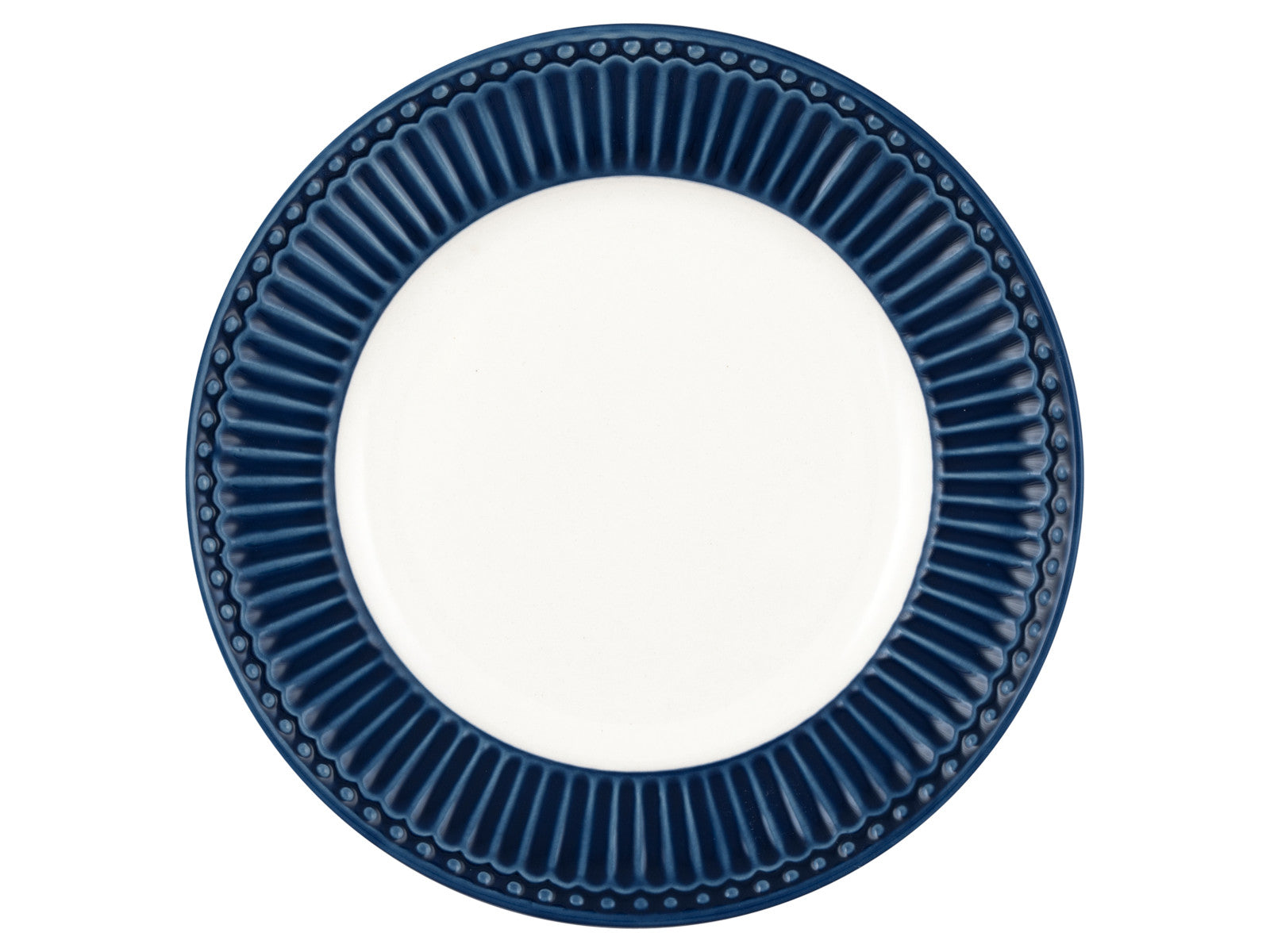 Greengate  Alice Frühstücksteller klein dark blue 17,5cm Freisteller 1